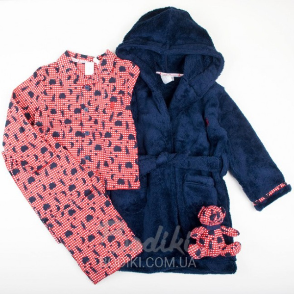 Халат + пижамка + игрушка Медвин